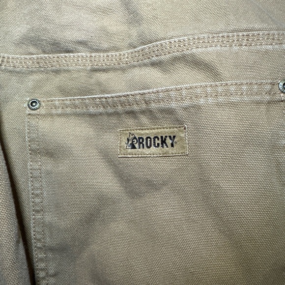 Rocky Outdoor Gear Men's Size 44x30 Pants Heavyweight Brown - Picture 5 of 7
